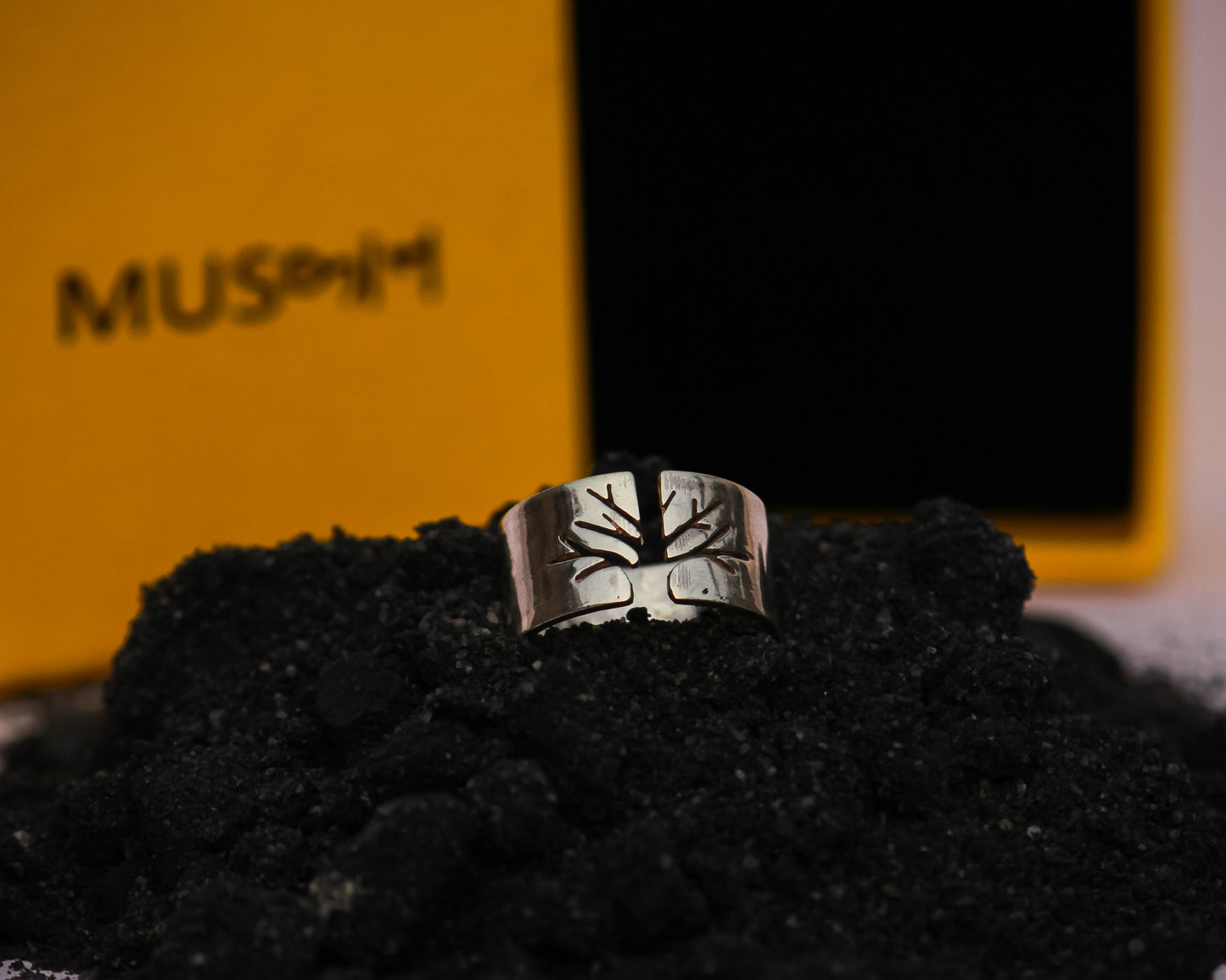 Tree of Calm Silver Ring