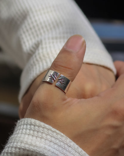 Tree of Calm Silver Ring