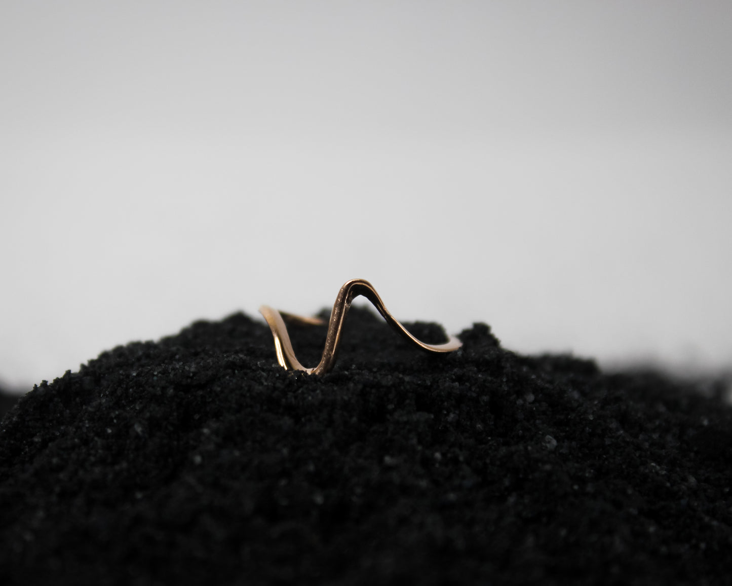 Single Wave Ring (Rose Gold)