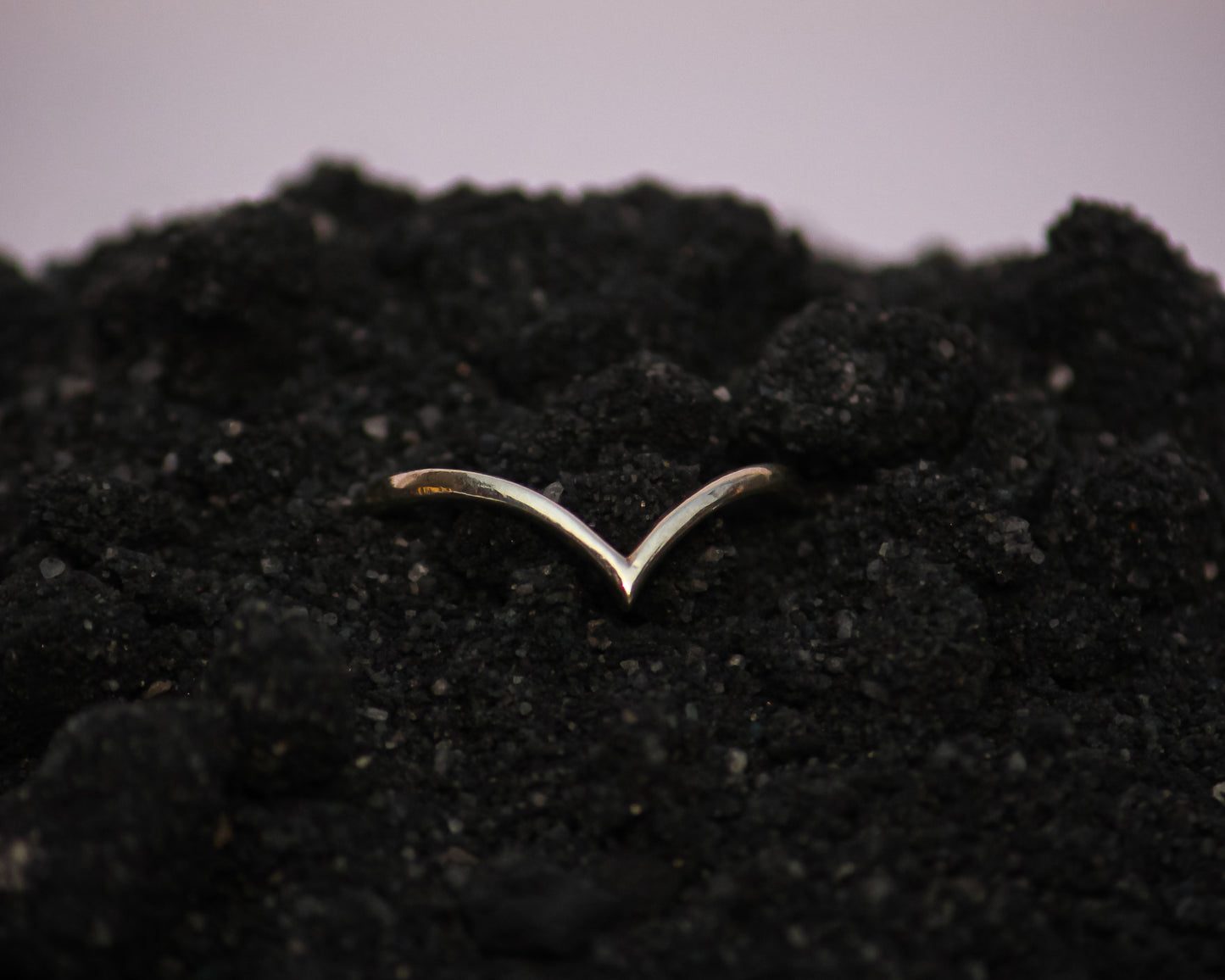 Chevron Silver Ring