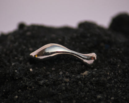 Soft Curve Silver Ring