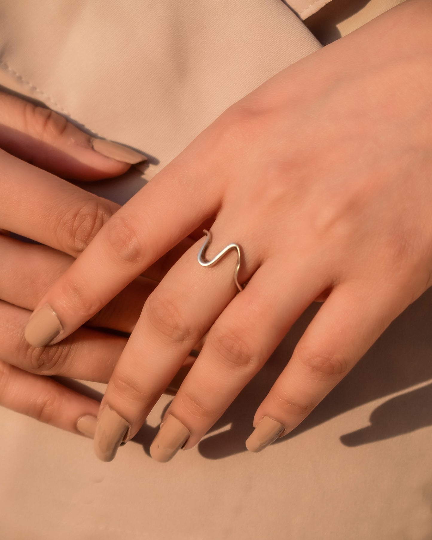 Wave Silver Ring