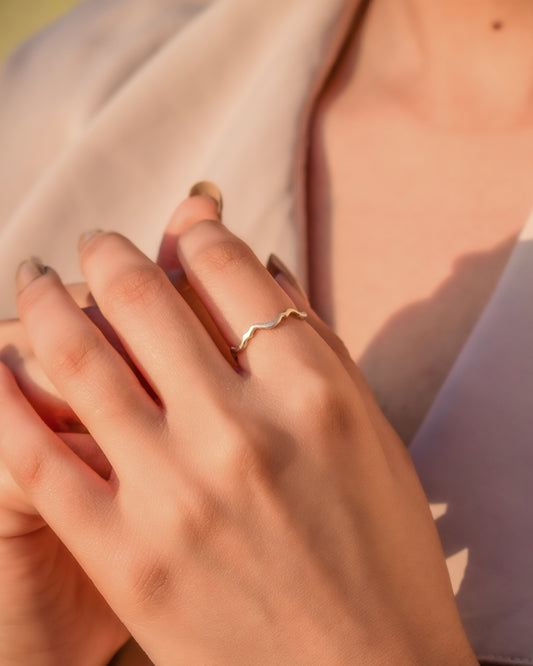 Ripple Silver Ring