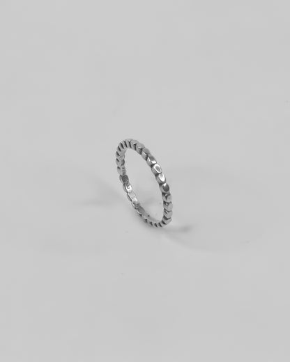 Pebble Silver Ring