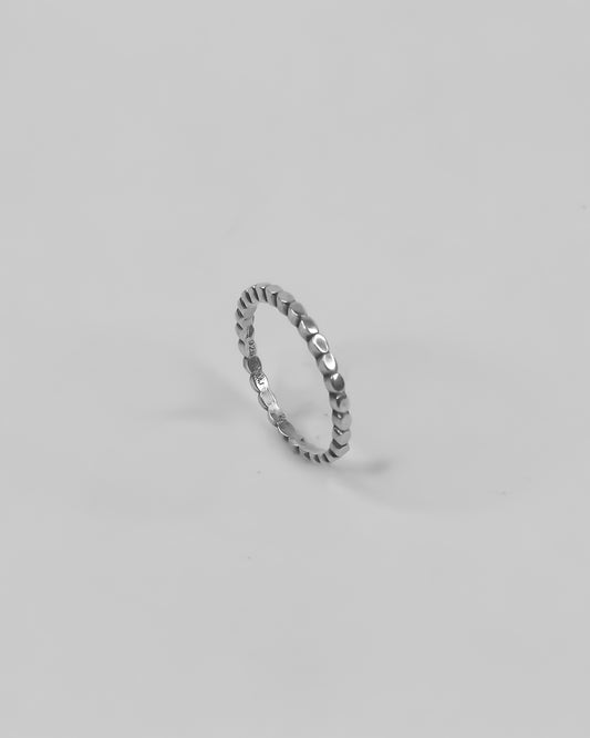 Pebble Silver Ring