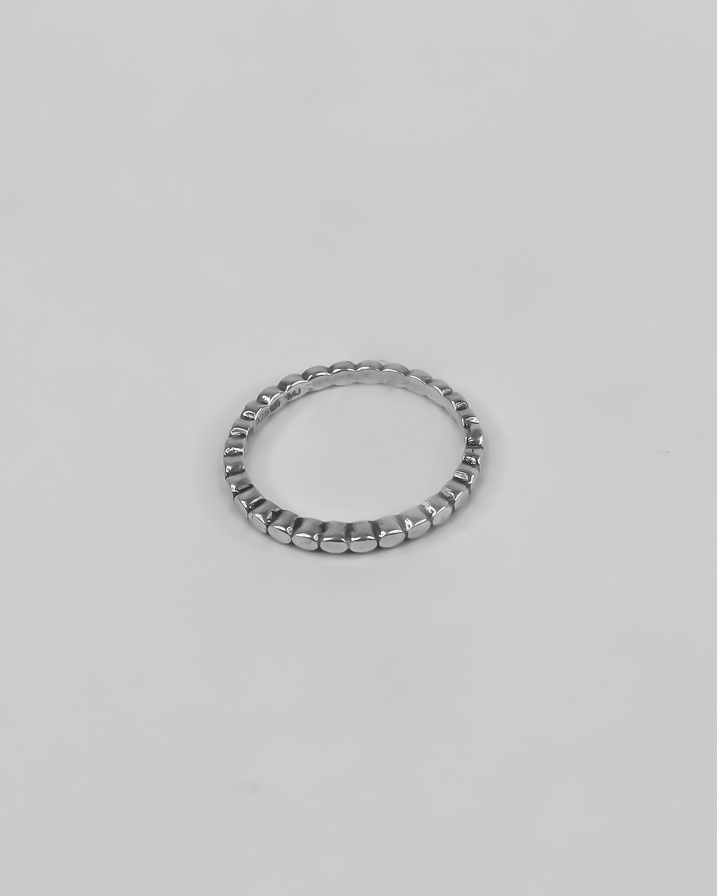 Pebble Silver Ring