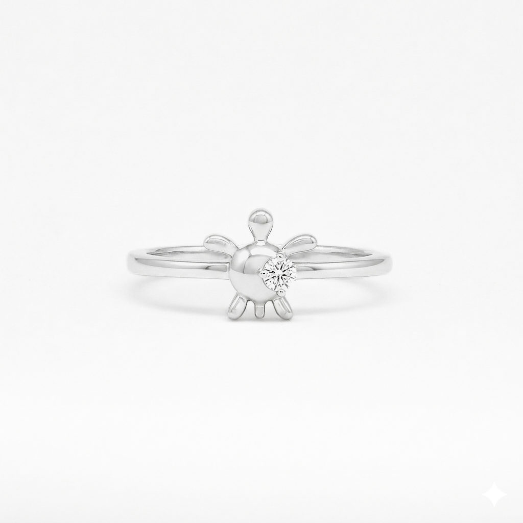Turtle Stone Ring