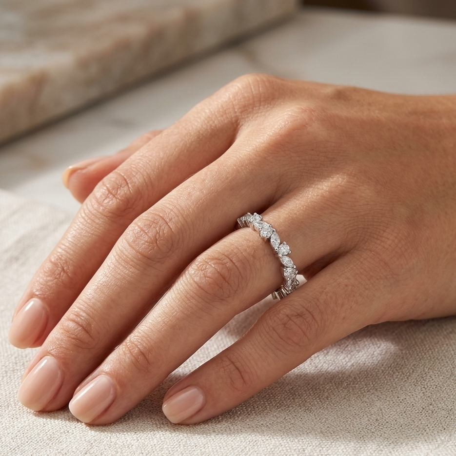 Crystal Band Ring