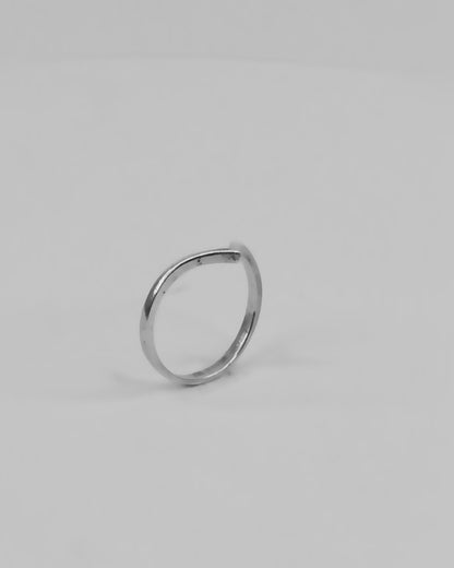 Chevron Silver Ring