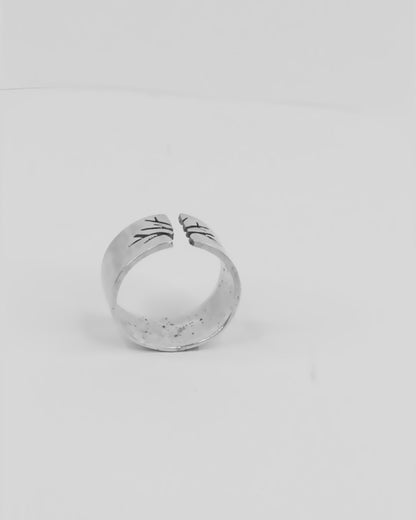 Tree of Calm Silver Ring